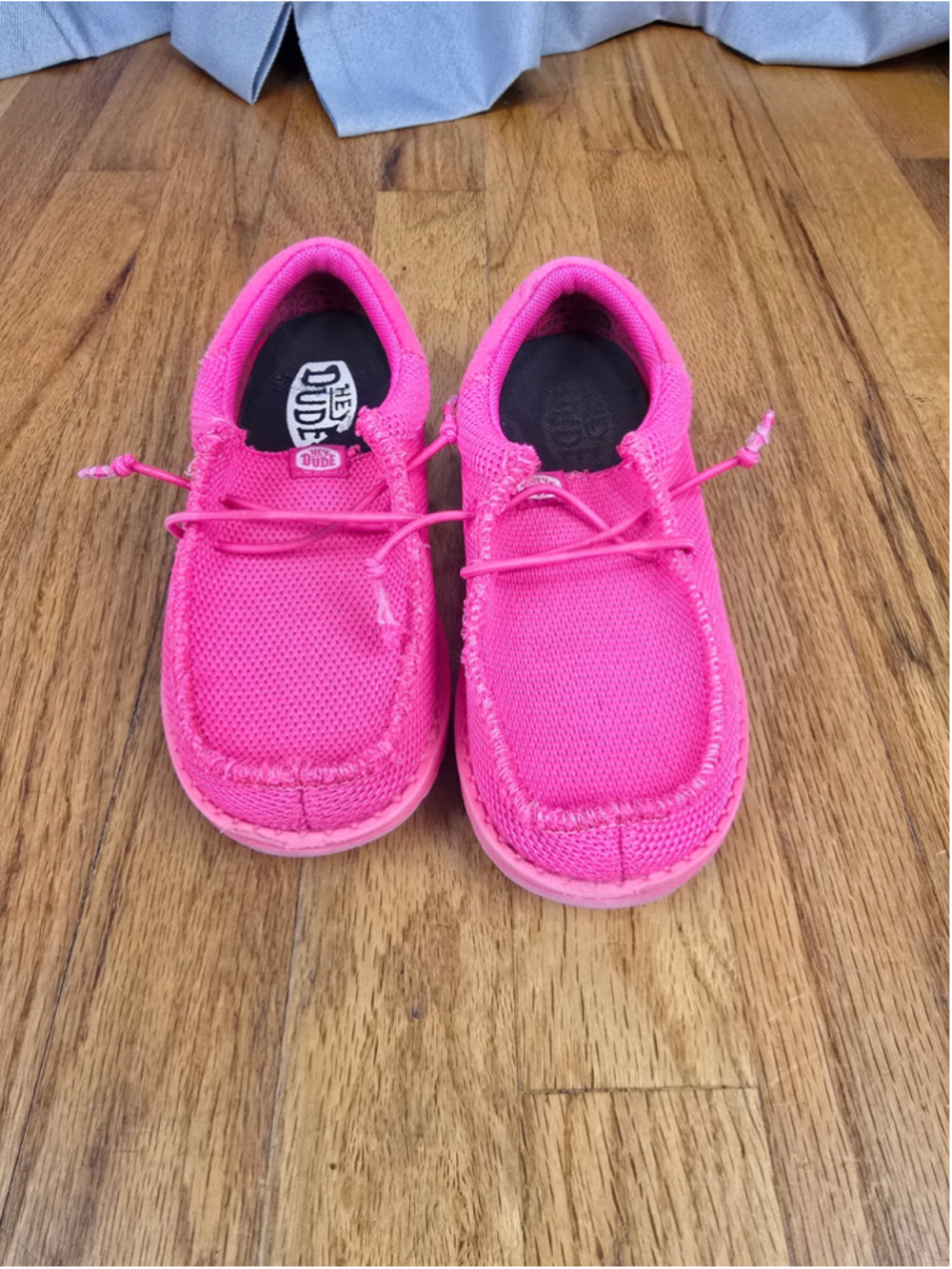Girls Hey Dude Wally Youth Sneakers Pink Size 13 Little Girl